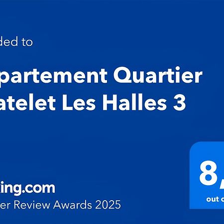 Appartement Quartier Chatelet Les Halles 3 Free Netflix Paris Ngoại thất bức ảnh
